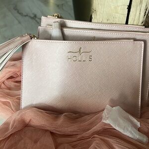 NWT HOLLIS - Makeup bag with brush set